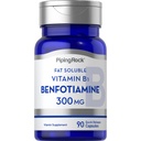 Piping Rock Benfotiamine 300mg.90 Capsules.