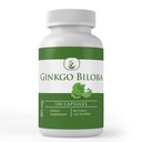 INGRÉDIENTS ORIGINAUX Ginkgo Biloba, (100 Capsules) Toujours Pure, Pas d'additifs ou de remplissage, Lab Vérifié