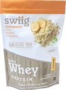 swiig Premium Daily Whey Protein Matrix Banana 2,2 lb – 20g Protéine sans gluten sans OGM Pas de remplissage Pas d'arôme artificiel amélioré avec des acides aminés pour la récupération musculaire Toutes les formules naturelles