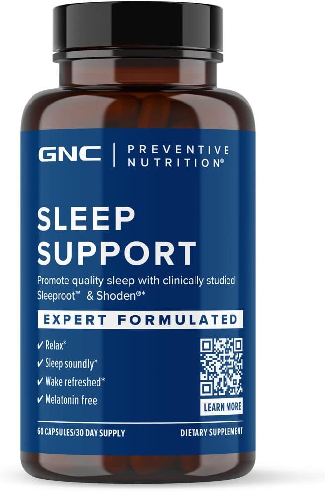 GNC Nutrition préventive Soutien au sommeil - 60 capsules, 30 portions