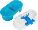 Cutter à pilules EQUADOSE, Splitter professionnel de pilules médicales pour grandes, petites et petites pilules, double lames en acier inoxydable et dispositif de centrage, idéal pour couper les comprimés, les vitamines en mi-temps ou en trimestre