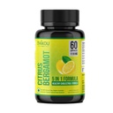 Citrus Bergamot 1110mg - 25:1 Extract - High Potency Supplement with Black Choke Berry, Niacin, Olive Leaf & Black Pepper Extract - Vegan - 60 Capsules