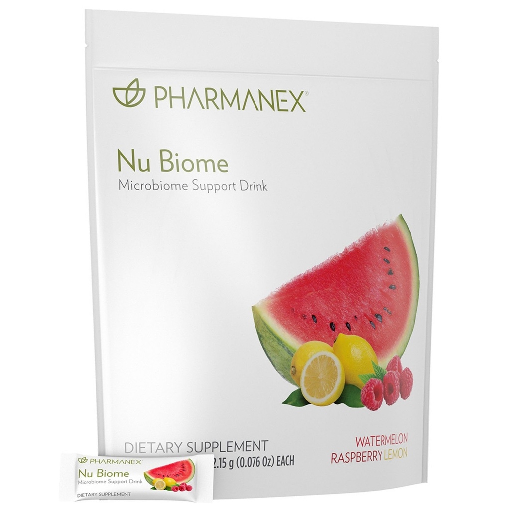 Nu Skin Pharmanex Nu Biome.com Supplément santé Gut & Immune Supporte l'équilibre digestif et l'énergie.