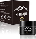 Résine de Shilajit avec acide fulvic et minéraux traces, original sibérien pur Shilajit avec 85+ acide humique, support métabolisme et système immunitaire - 100 Serving / 1,7 Oz
