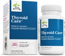 Terry Naturally Thyroïde Care - Immune Health & Energy Support Formula - Supplément nutritionnel avec Iodine pour Thyroïde Health Support - Supplément Wellness avec L-Tyrosine - 120 Capsules