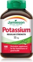 Jamieson Potassium 50 mg, 100 comprimés