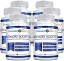 Research Verified Memory Booster - Nootropic Supplement - Enhance Cognition and Memory - Lion’s Mane, Ginkgo Biloba, BioPerine - 6 Month Supply - Non-GMO - Made in The USA