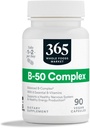 365 par Marché des aliments entiers, Complexe vitamine B-50, Vegan, 90 capsules