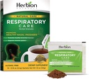 HERBION Naturals Soins respiratoires Granules à base de plantes 10 Ct, pour toute la famille, fonction respiratoire saine, soulage la toux, 10 Compte, paquet de 1