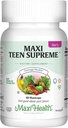 Vitamines pour adolescentes 12-17 - Multivitamines pour adolescentes Suprême avec D3, Fer, Calcium, Biotine, Enzymes digestifs – Multivitamines pour adolescentes pour l'énergie, Immune & Mood Support – 60 Compte
