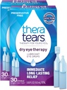 ThéraTraitement des yeux secs gouttes pour les yeux secs, sans conservateur, 30 flacons, 2 pack