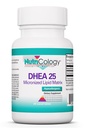 Nutricologie Supplément DHEA 25mg - Micronized Lipid Matrix, Hormone Support, Support pour les femmes et les hommes, Hypoallergénique, Sans soja, Comprimés notés - 60 Compte