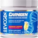 Evogen Carnigen - Poudre de carnitine premium Supporte le métabolisme des graisses et favorise la récupération