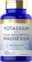 Carlyle Potassium Supplément de magnésium (90 capsules)