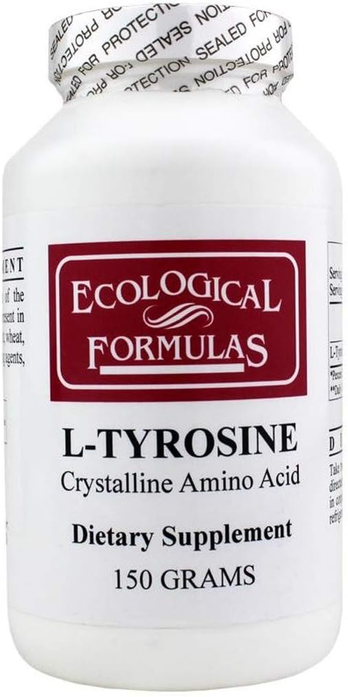 Formules écologiques L-tyrosine cristalline Amino poudre acide, blanc, 150 Gram