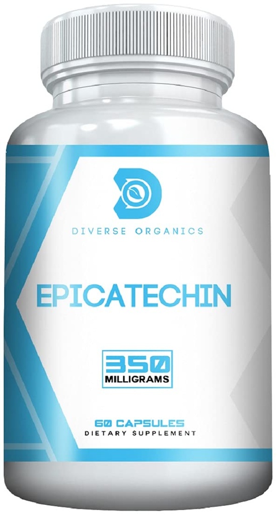 EPICATECHIN - 350 MGS PER Serving - 60 Servings - May Increase Performance - May Increase Protein Synthesis - by Diverse Organcis
