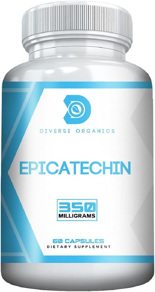 EPICATECHIN - 350 MGS par portion - 60 portions - peut augmenter le rendement - peut augmenter la synthèse des protéines - par divers organismes
