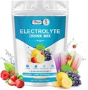 Hydrate Electrolytes Powder Packets,Zero Sucre Electrolytes,Electrolyte Drink Mix 20 Pack