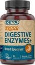 DEVA Vitamines végétales Enzymes digestifs plus supplément - Un mélange unique d'enzymes et d'herbes - 90 gélules, 1 emballage