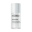 Filorga Crème Oeil Optim-Eyes, Revitalisation 3-en-1 Traitement de la peau pour la réduction rapide des cercles sombres, rides et puffines autour des yeux, 0,5 fl. oz.