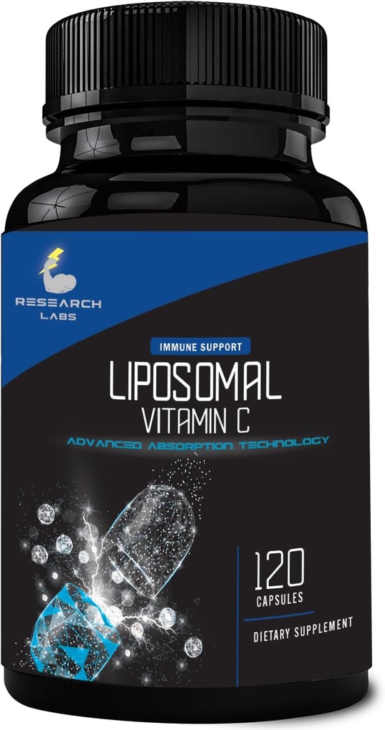 Laboratoires de recherche Supplément de vitamine C liposomale avec/Absorption améliorée LipoQuil-CTM.