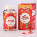 Rise générique. Biotine Gummies, cheveux forts, ongles forts, peau de soufflage avec biotine, vitamine B12, vitamine E, C I 30 Gummies Pack pour hommes et femmes (PACK de 1), Nautral