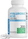 Bronson acide hyaluronique 200 MG haute puissance articulaire santé et santé de la peau, non-OGM, 200 capsules végétariennes