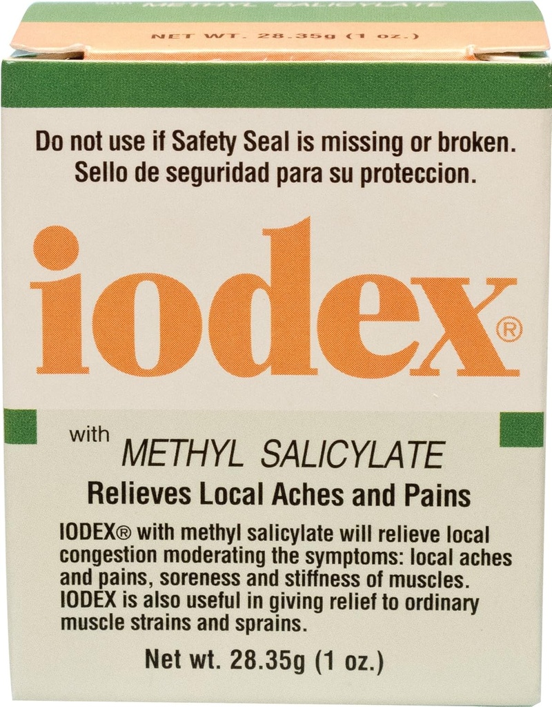 Rubrique de salicylate de méthyle IODEX