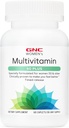 La multivitamine féminine GNC 50 Plus, soutient la santé des os, des yeux, de la mémoire, du cerveau et de la peau avec la vitamine D, le calcium et le B12, aide à augmenter la production d'énergie, 60 capsules