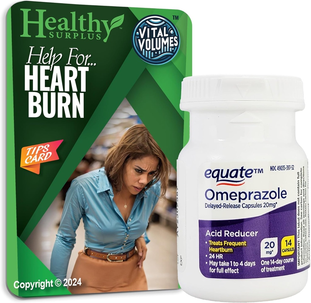 Surplus santé Equite Omeprazole 20mg 14 jours de traitement et de volume vital Conseils de carte