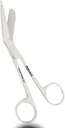 ProMaxCare 5.5 Inch Trauma Shears for Nurses - Lister Bandage Scissors Veterinary - Medical Shears for Nurses, Surgical & EMS Use (Silver)