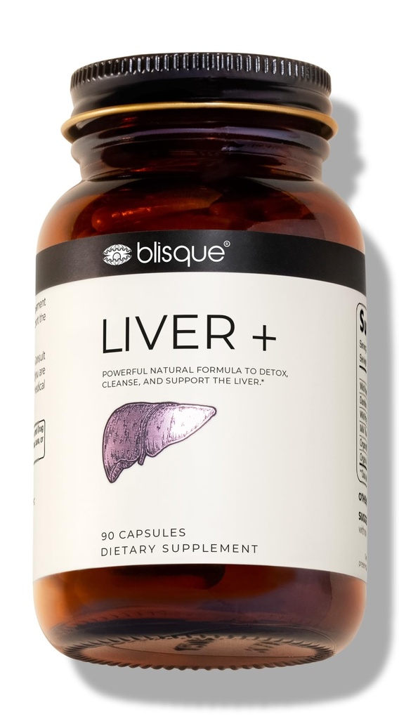 Blisque – Supplément complexe du foie à la désintoxication, nettoyer et réparer le foie.