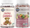 Jardin de la vie Des enfants biologiques & Vitamines gommy pour femmes, cerise et baie, 120 comtes