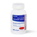MAJOR Docusate Sodium 250 mg, softener extra-fort pour soulager la constipation occasionnelle – sans stimulant, 100 softgels (1 pack)