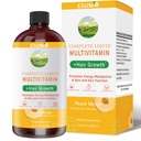 Complete Liquid Multivitamin + Hair Growth, Promotes Energy Metabolism& Skin and Hair Function| Vitamin C D | B Vitamins | Help to Thicker Hair, Wrinkles, Fine Lines, Skin Care (16.23OZ)