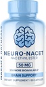Neuro NACET - 60 Capsules, N-Acetyl Cysteine Ethyl Ester - 20x More Bioavailable Glycine NAC supplement N-Acetyl Cysteine Selenium, 10x Glutathione Boost for Brain and Lung Support by MaxLife Naturals