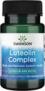 Swanson Luteolin Complex w/Rutin - Supplément de soutien au cerveau Promouvoir la mémoire, l'humeur et la santé cognitive - Formule naturelle pour aider à maintenir le système nerveux - (30 capsules de légumes)