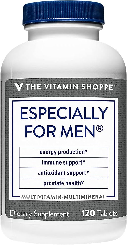 La vitamine en particulier pour les hommes Multivitamine, nutriments et herbes pour le bien-être des hommes, antioxydant qui soutient la production d'énergie, l'immunité et la santé de la prostate (120 comprimés)