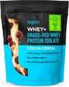 LÉGION Whey+ Protein Whey Isolate from Grass Fed Vows - Whey Protein Isolate Poudre faible en calories, non-OGM, sans sucre, sans lactose et sans gluten, toutes les protéines naturelles en poudre pour hommes et femmes 30 portions