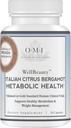 WELLBEAUTY Citrus italien Bergamot Santé métabolique, Cardiologue gagnant de prix développé pour soutenir les niveaux de cholestérol et de triglycérides sains Déjà dans la gamme normale, 7 Polyphénols clés, 30 jours d'approvisionnement