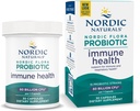 Nordic Naturals Nordic Flora Probiotic Immune Health, 30 capsules, 15 souches probiotiques pour le soutien immunitaire et digestif de la santé, végétalien, 30 portions