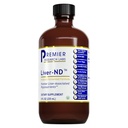 Premier laboratoire de recherche Foie-ND - Nettoyage du foie, extrait de chardon de lait, gouttes liquides de chardon de lait, supplément de teinture fermenté avec des probiotiques, avec antioxydants, curcuma, bouteille de 8 Fl Oz