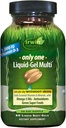 Irwin Naturals Un seul liquide-gel Multi - 60 liquides softgels - Pas de fer quotidien vitamines essentielles, minéraux, antioxydants, oméga-3 et aliments verts Super