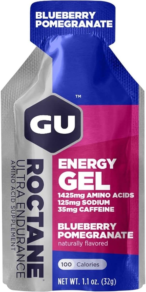 GU Roctane Gel d'énergie - 24 Pack Blueberry