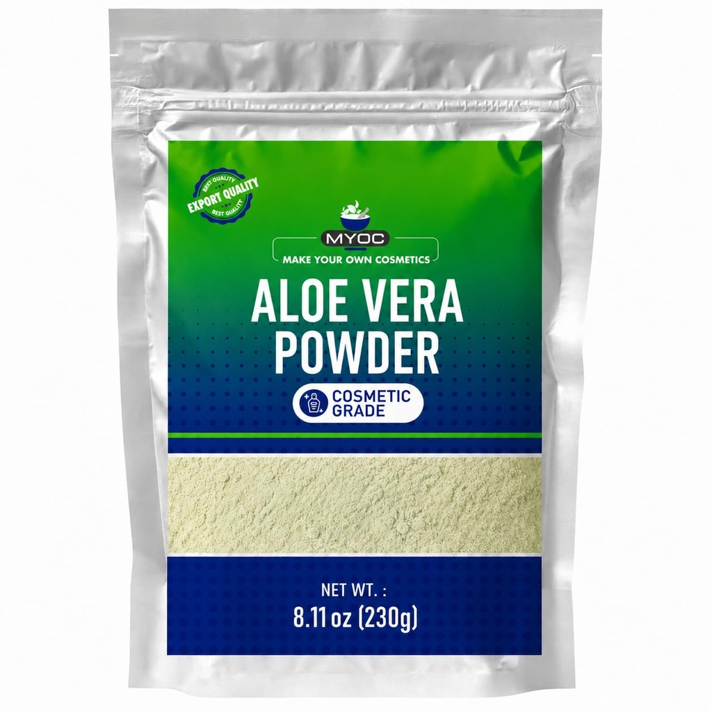 Aloe Vera en poudre Utilisation biologique pour soins de la peau et des cheveux - 230 grammes (8,01 Oz)