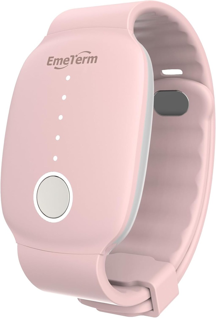 EmeTerm Mode FDA-Claired Relieve Nausea Electrode Stimulateur Matin Maladie Motion Maladie Voyage Vomit Rechargeable Pas de Gel Drogue Bandes sans poignet sans effets secondaires
