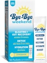 Detox Drink Mix avec/Electrolytes - pour Bloating, Recovery, Fatigue, Brain Fog - Probiotiques, Lion, Thistle de lait - Lémonade de sucre zéro - 10 Pack
