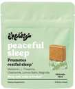 Chewsy Paisible Sleep Chews, Sleep Support, 3 mg Melatonin, 200 MGS L-Theanine, Camomille, Lemon Baume, Magnolia, Aide au sommeil nocturne, naturellement Minty Chews, favorise le sommeil reposant, 6 jours d'approvisionnement (1)