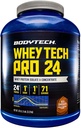 BODYTECH Whey Tech Pro24 poudre protéinée - Riche saveur de chocolat pour la croissance et la récupération musculaire, fournissant 24g de protéines par service pour la condition physique optimale et la performance (5 lbs / 71 portions)