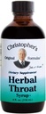 Formules originales de Christopher Throat Sirop à base de plantes - 4 oz.